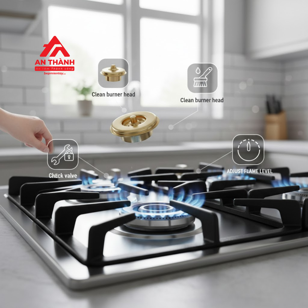 Bếp Gas Hao Gas? Cách Khắc Phục Nhanh